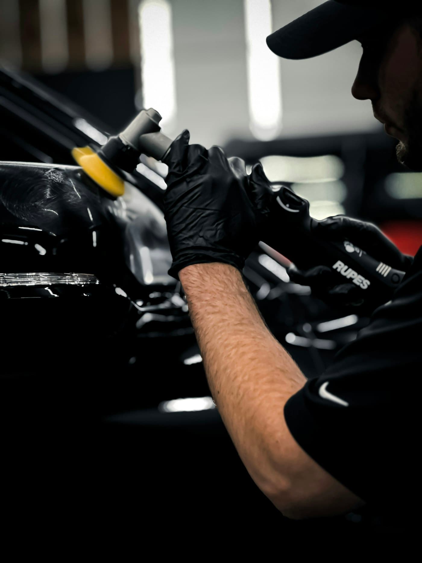 Single-stage paint correction — illustrative automotive photography